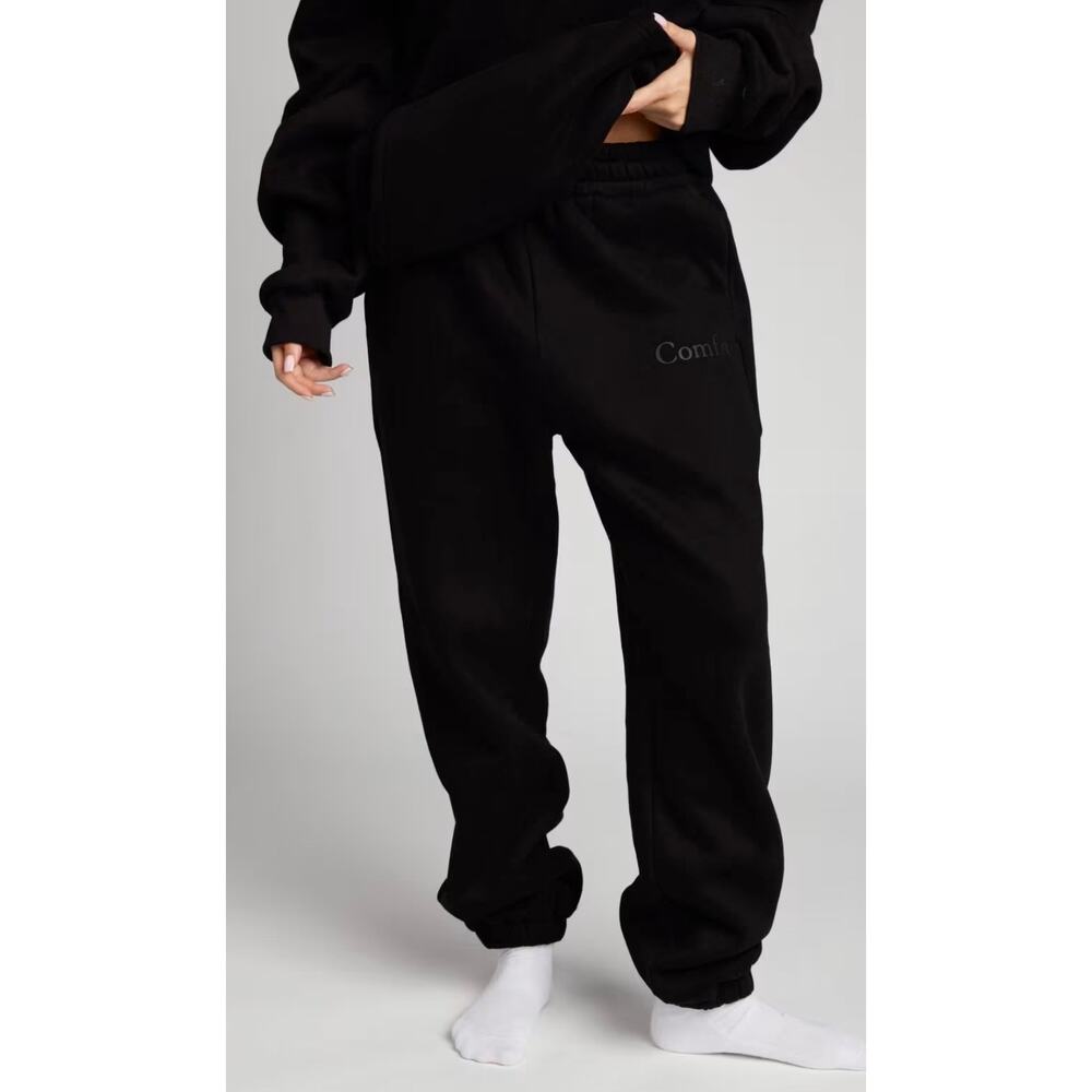 COMFRT Kids Joggers Sz Large Black Comfort Athleisure Sweatpants Excellent Cond